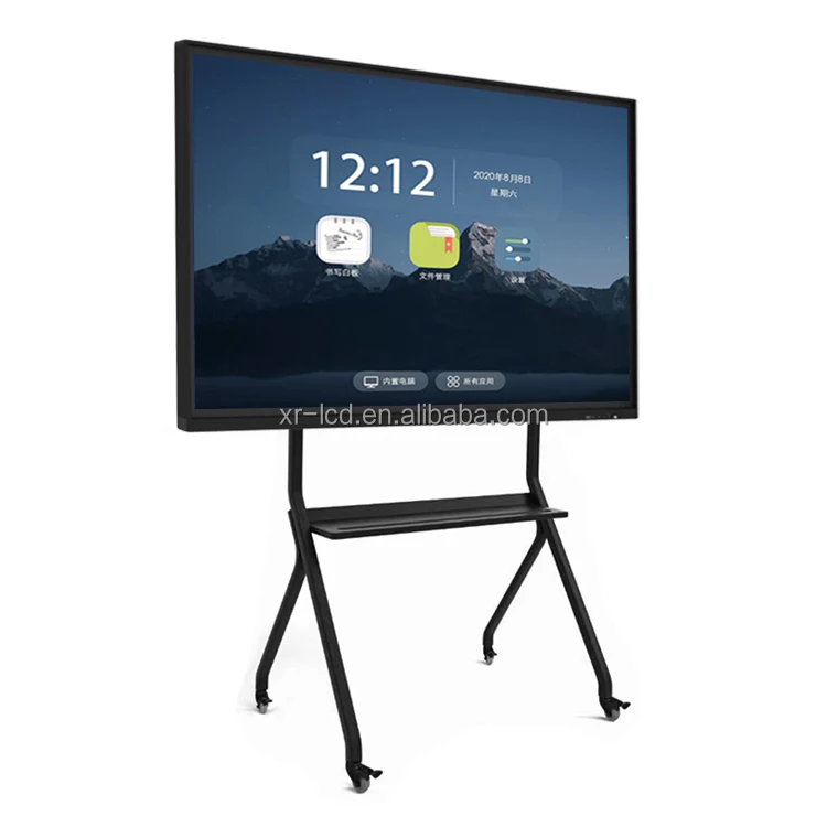 

China cheap 100 Inch interactive whiteboard conference no projector infrared touch interactive electronic whiteboard