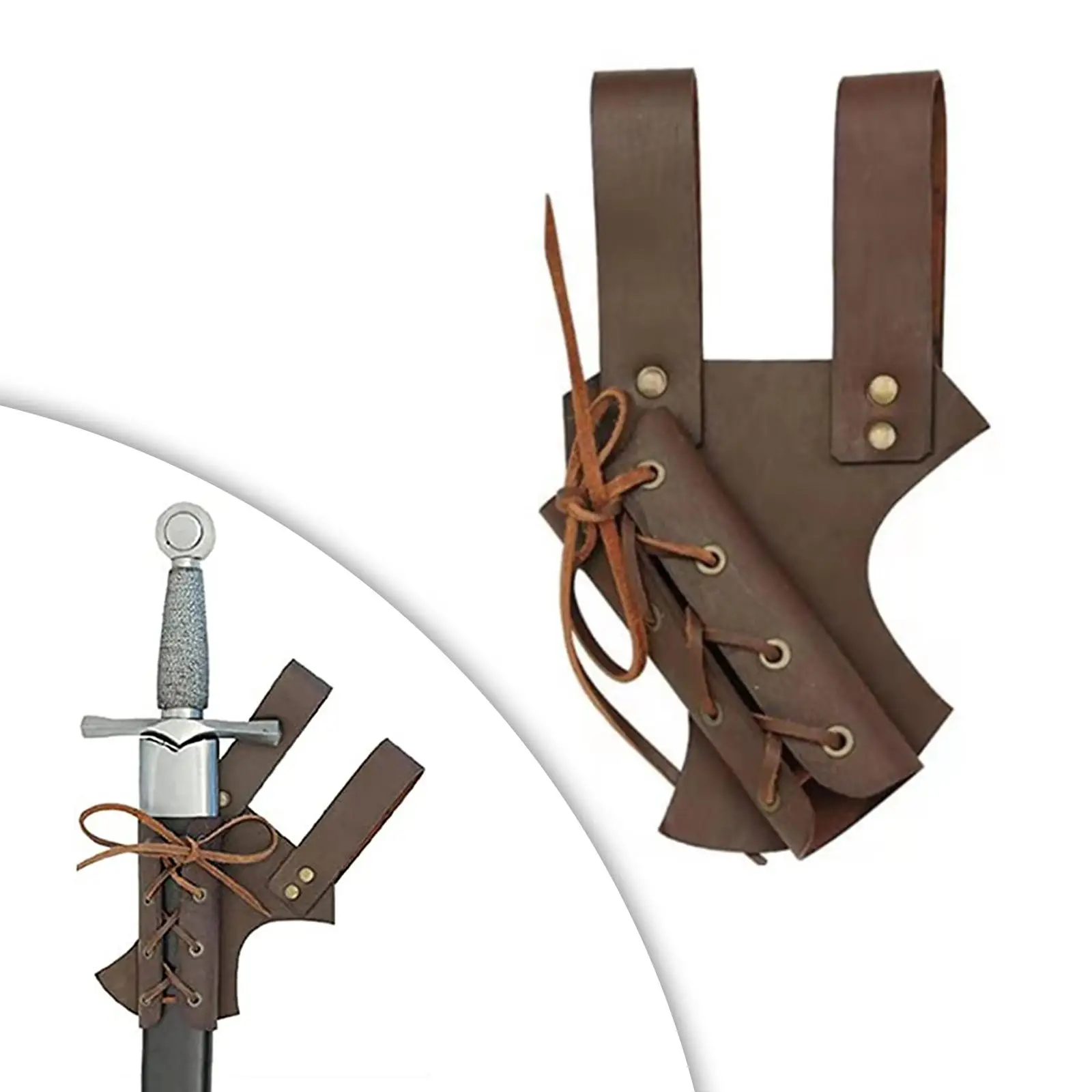 Средневековый верблюжий ремень меч ножны рыцарь кинжал кубинка на талию для