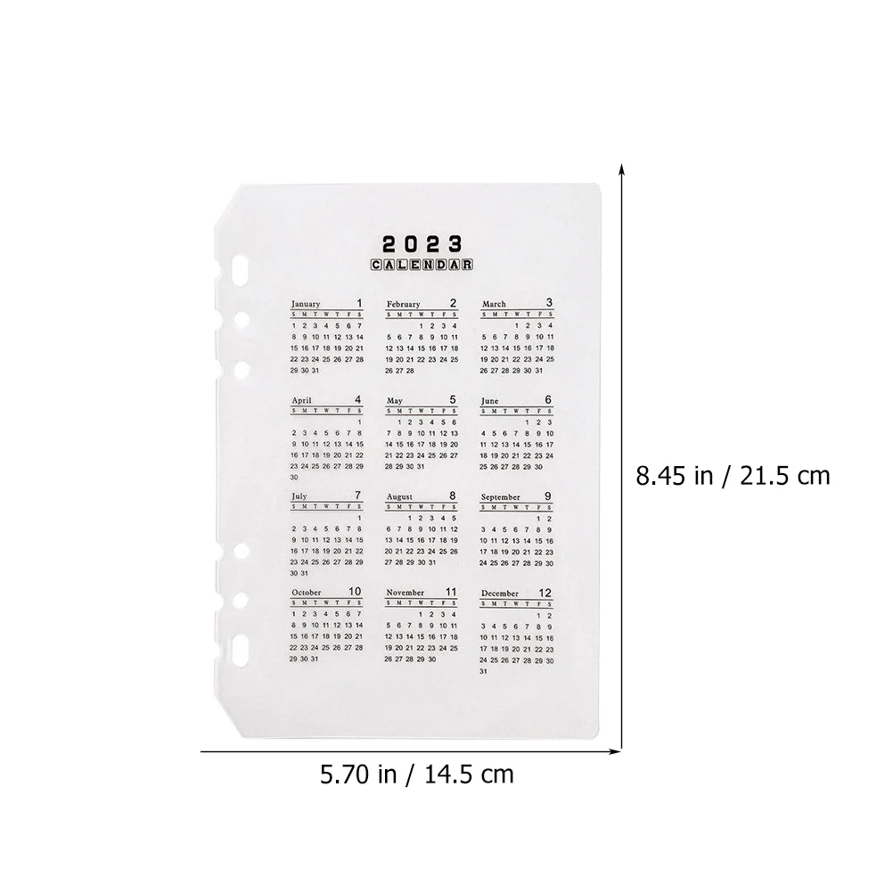 

Binder Dividers Divider Tabs Planner Refill Paper A6 Separator Monthly Subject Looserefillers Leaf Filler A5 Holes Page File