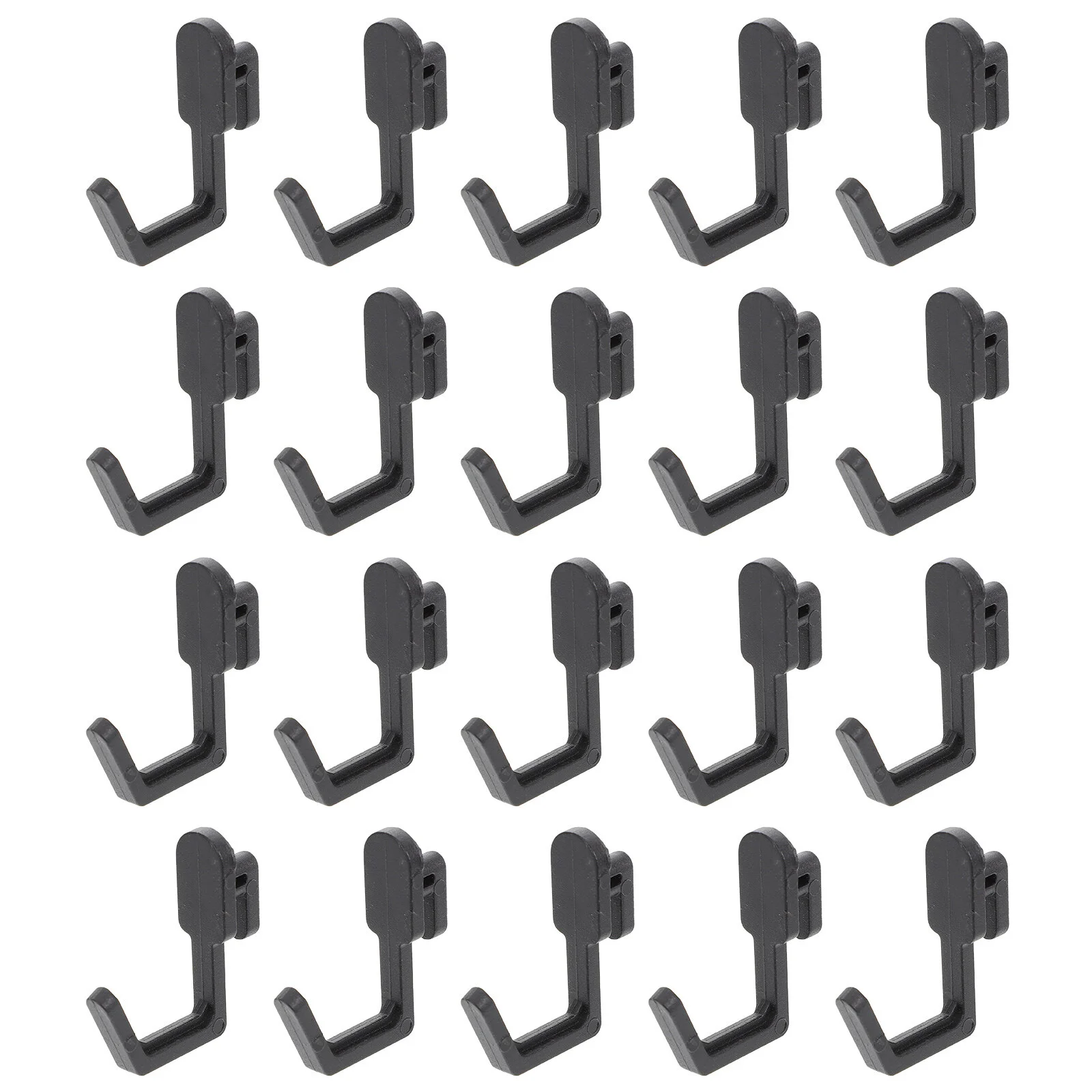 

20pcs Shelf Hooks Pegboard Hook Shelving Hook J Shape Garage Store Hooks