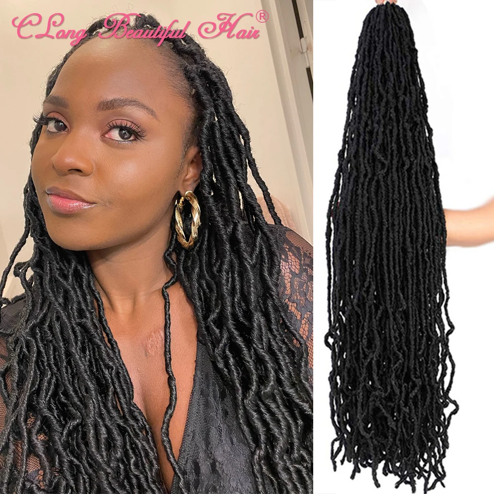 

CLong Nu Locs искусственные волосы для наращивания, 36/24/18 дюймов