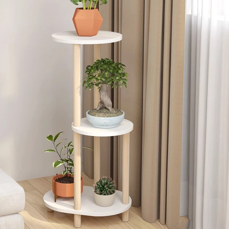 

Support Bracket Plant Stand Layers Display Patio Wooden Flower Shelving Storage Balcony Fioriere Da Esterni House Accessories