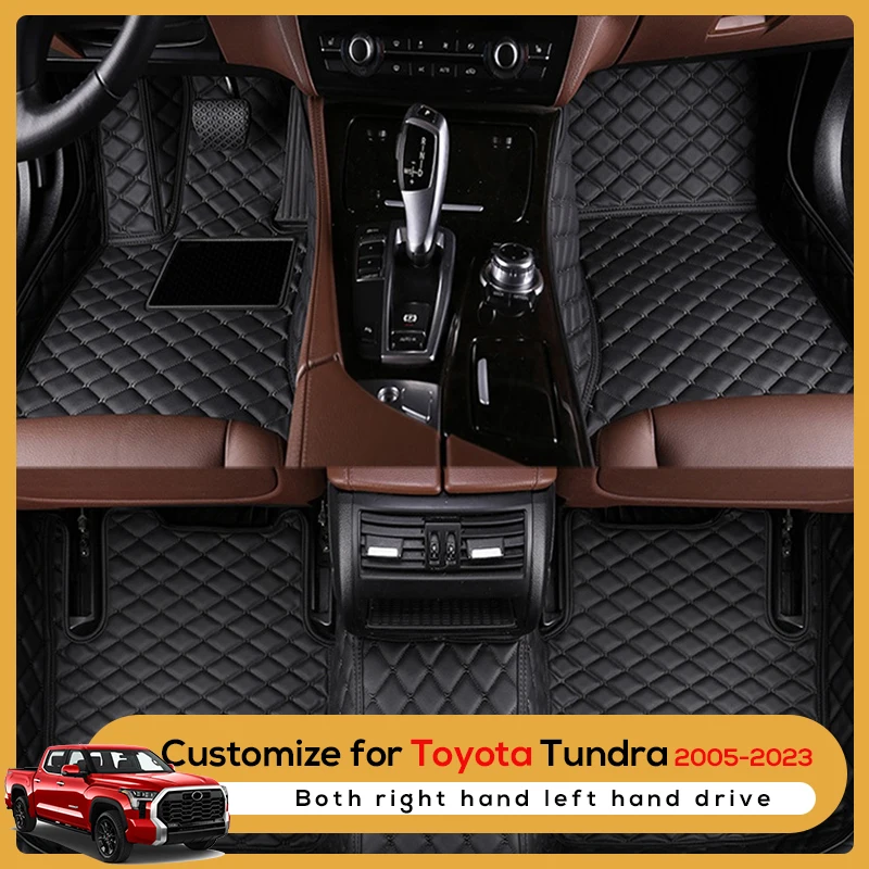 

Custom Fit Car Floor Mat for TOYOTA Tundra Accessories Interior ECO Durable Thick Carpet Customize for Left/Right Drive