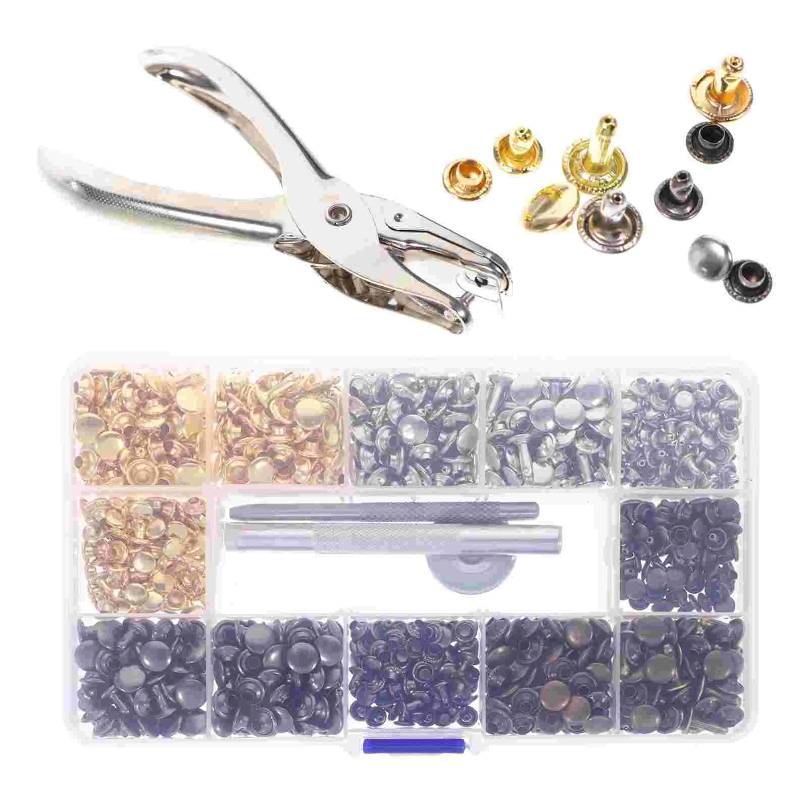 

1 Set of Metal Studs Punk Rivets DIY Craft Accessories Cool Punk Rivets