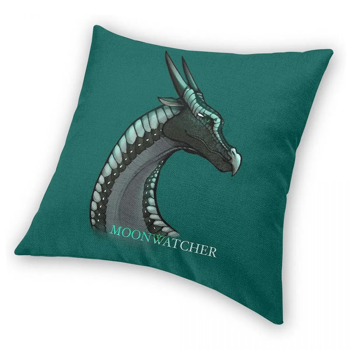 Квадратная наволочка Wings Of Fire Moonwatcher из полиэстера, льна и бархата с узором, на молнии, декоративная, для дома, чехол для подушки (art.: 3920da0285b49) - 3920da0285b49
