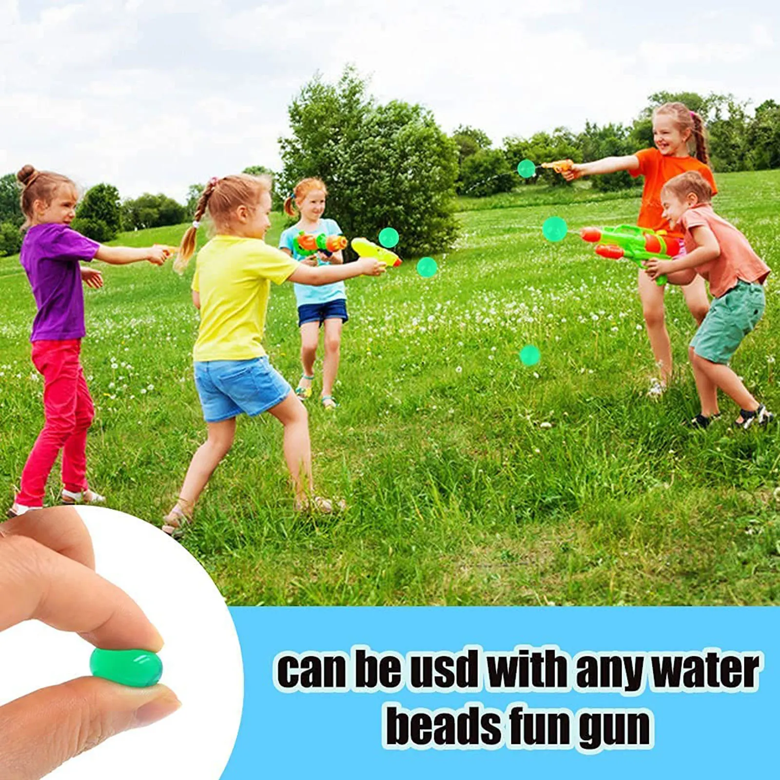 500/6000 шт. гидрогелевые Водяные Шарики детская игрушка кристальная почва грязь