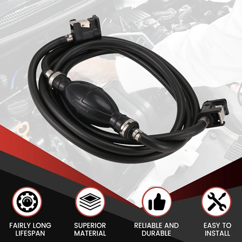 6x11 мм топливная односторонняя труба для подвесного Двигателя аксессуары