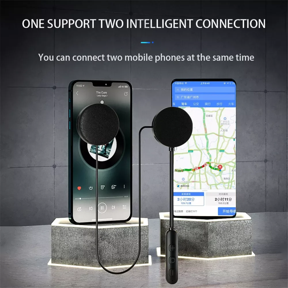 Bluetooth-гарнитура для шлема BT 5 0 мотоциклетные стереонаушники режима свободные