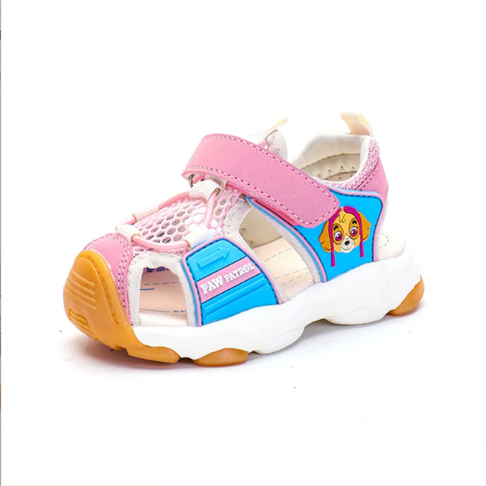 

2022 Disney Sandals Summer Girls Baby Boys Non-Slip Outdoor Sneakers Soft Bottom Hook Beach Sandals Children's Toddler Shoes