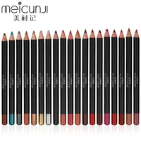 meicunji matt lip liner single waterproof multi functional spot lipstick pen color lasting 19pcs m800015