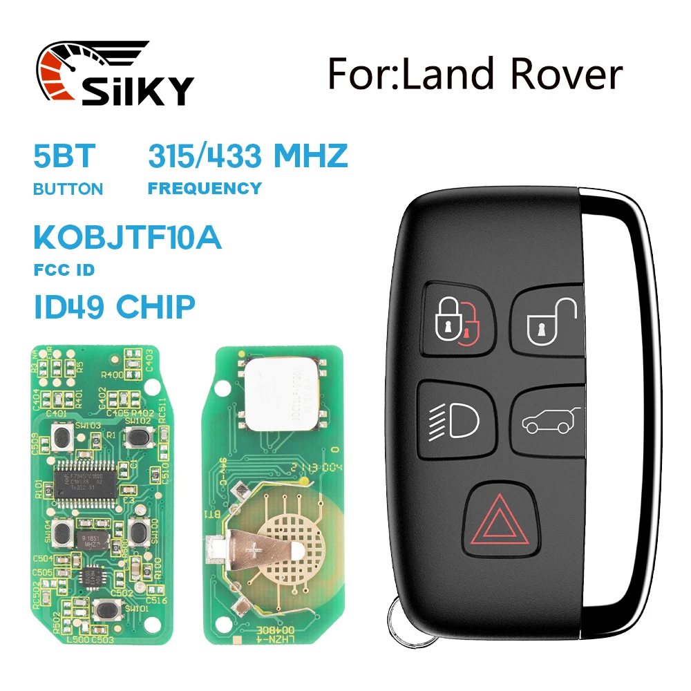SilKY ID49 PCF7953 чип 315/433 МГц KOBJTF10A автомобильный дистанционный ключ для Land Rover Freelander Discovery 4 Range Rover Sport Evoque
