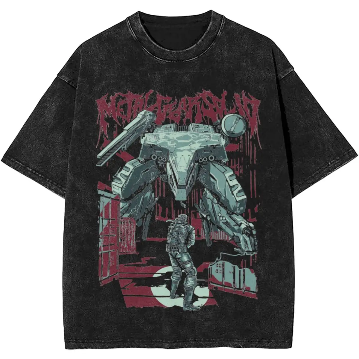 Футболка в стиле хип-хоп металлическая Экипировка 1998 Merch винтажные футболки