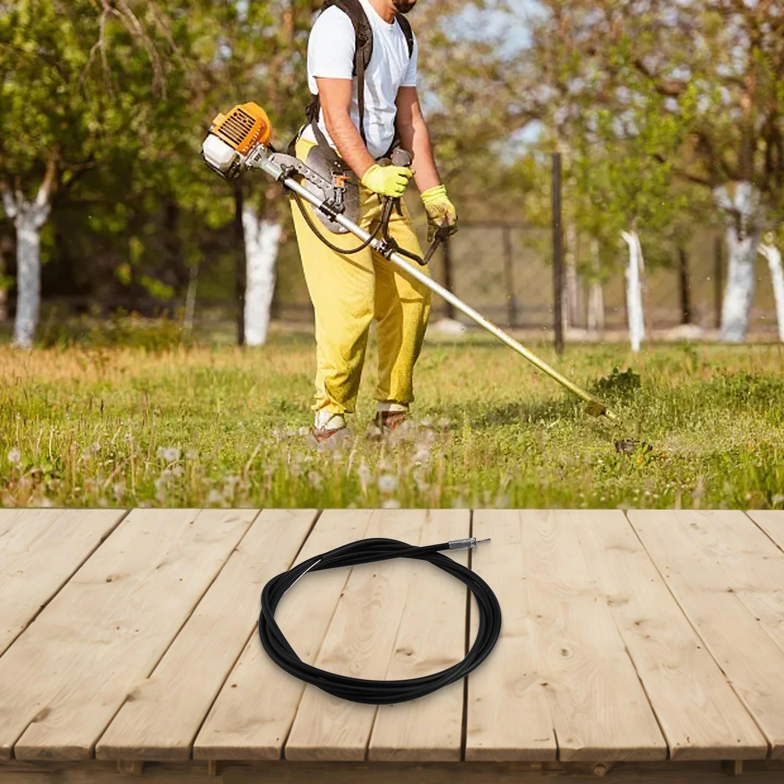 Садовый трос дроссельной заслонки 1 шт. аксессуары черный кастель для Mountfield