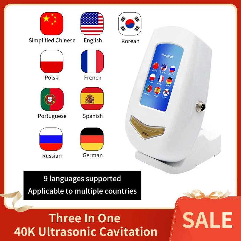 

Explosive Three-in-one 40KHZ RF Lifting And Tightening Cavitation Ultrasonic Fat Burning Fat Suction Shaping Massage Equipment