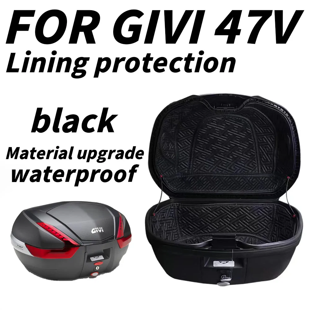 

Обновленная версия черного цвета для GIVI V47 V 47, чехол для багажника, чехол для багажа, внутренний контейнер, защитный чехол для багажника, подкладка для сумки