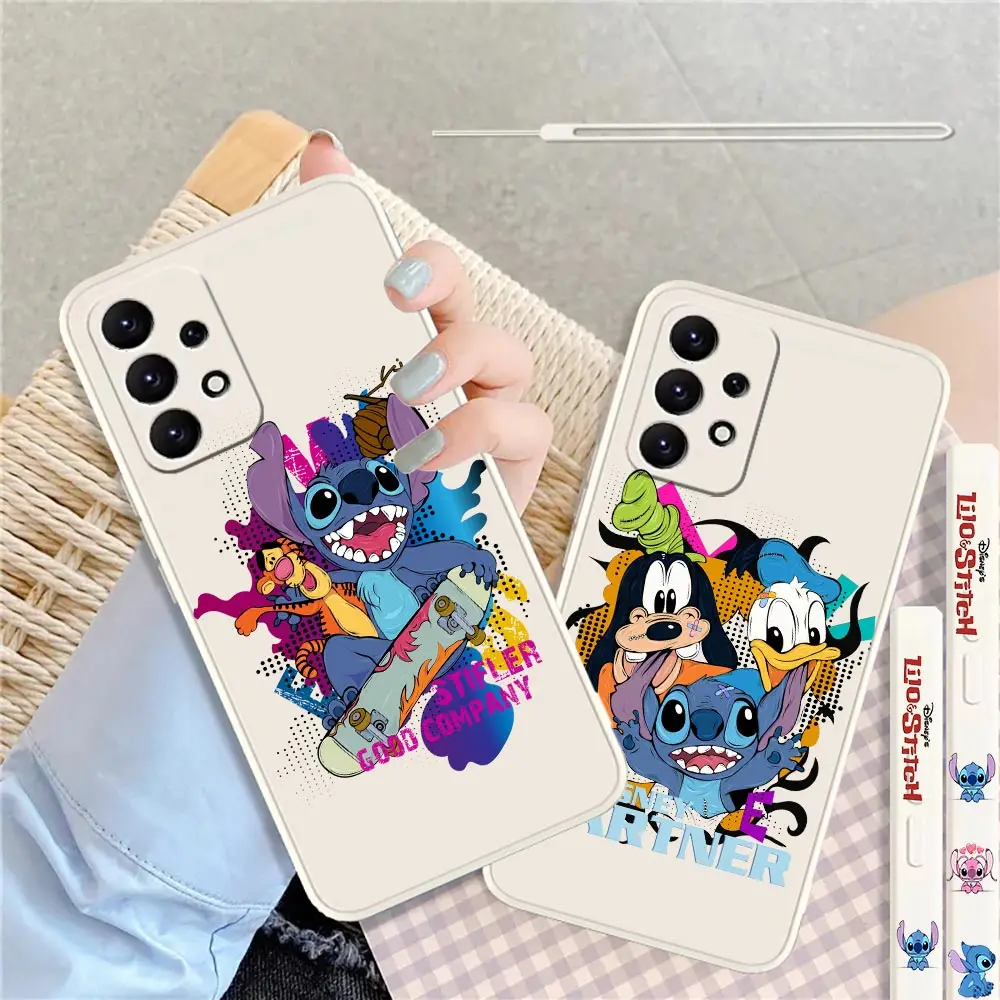 

Stitch Tigger Donald Duck Cartoon Cover For Samsung A82 A73 A72 A71 A53 A52 A52S A51 A42 A33 A32 A31 A23 A22 A21S A21 A13 Case