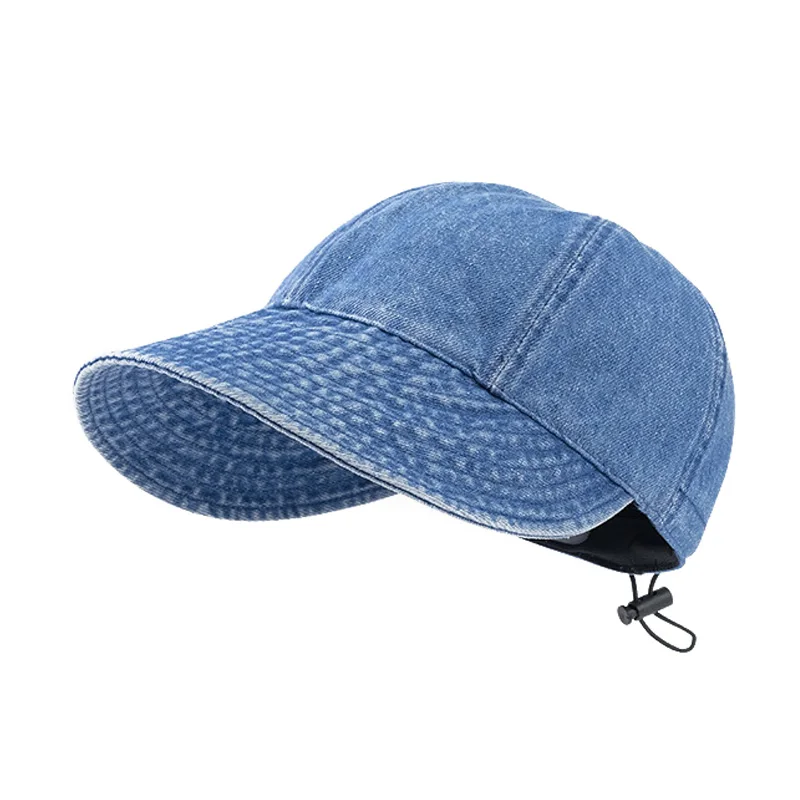 

Summer Wide Brim Fisherman Hat Women Foldable Sunshade Visors Fisherman Cap Female Adjustable Outdoor Sports Baseball Hat