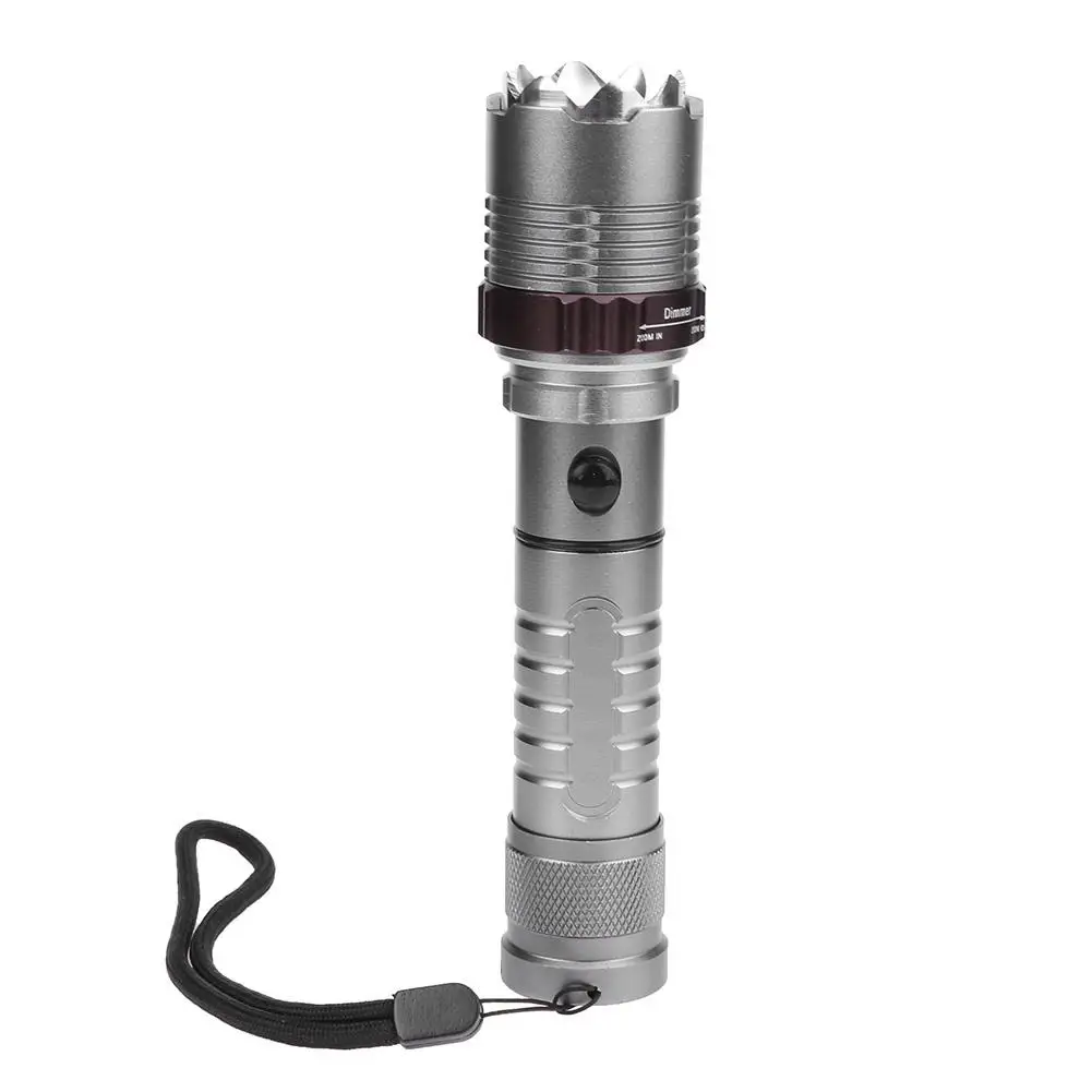

3 Mode XML-T6 1000LM Outdoor Metal LED Torch Zoomable Flashlight Camping