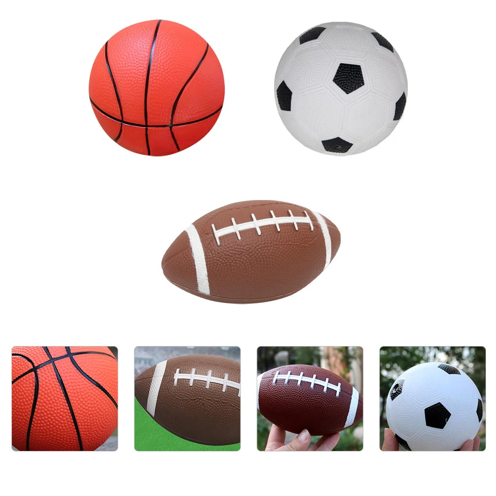 

Poppets Kids Child Basketball Children Football Puffer Balls Playsets Inflatable Toy