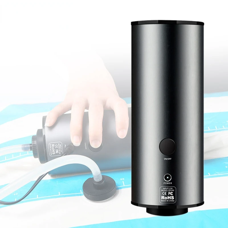 

2 In 1 Portable Air Vacuum Machine Mini Inflator Air Compressor Pump for Travelling Home Vacuum Storage Bags Food Saver Packer