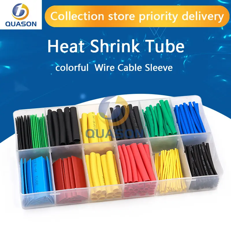 127Pcs / 328Pcs Car Electrical Cable Tube kits Heat Shrink T