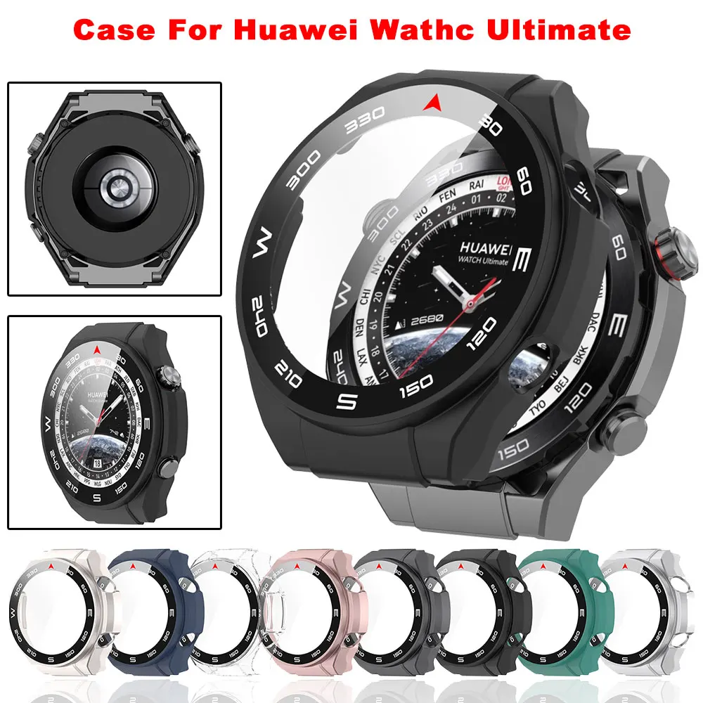 

For Huawei WATCH Ultimate PC Protective Cover Full Screen Protector Case Protection Shell Smart Watch Accessorie Cases
