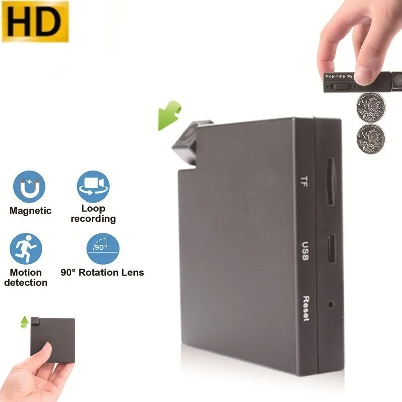 

Мини-камера HD MD13 портативная с датчиком движения и поддержкой TF-карты