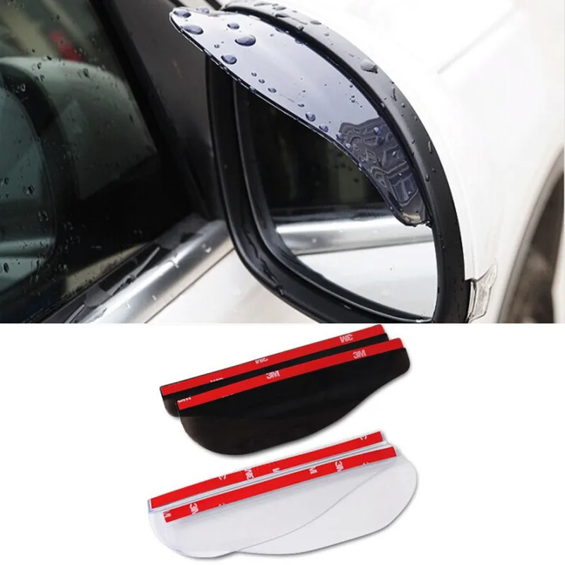 

Universal car rain eyebrow rear view mirror rain cover rain shield small round mirror rain cover
