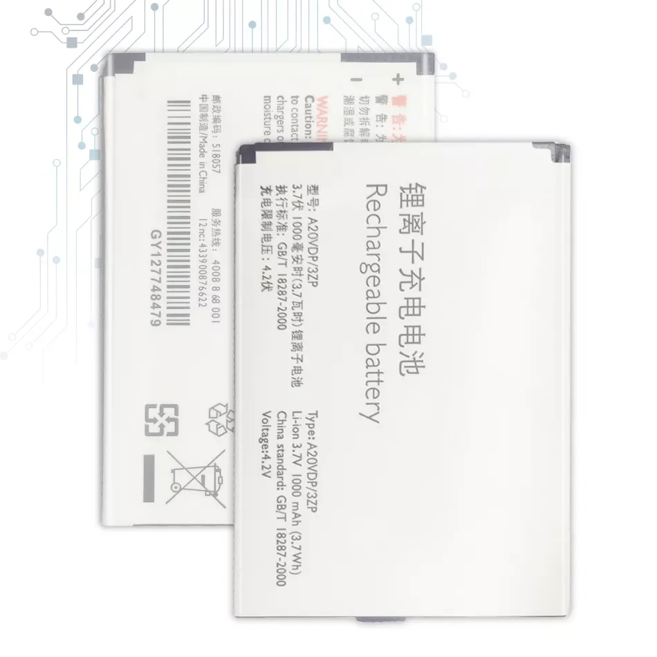 

NEW2023 A20VDP/3ZP Mobile Phone Battery For Philips F533 X332 CTF533 CTX332