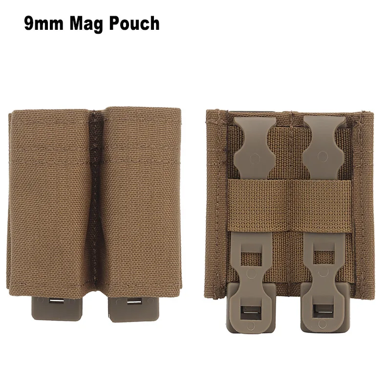 

Tactical Molle Magazine Pouch 9mm Universal Mag Bag for Glock 17 19 M9 P226 Airsoft Double Fast Mag Holster Hunting Accessories