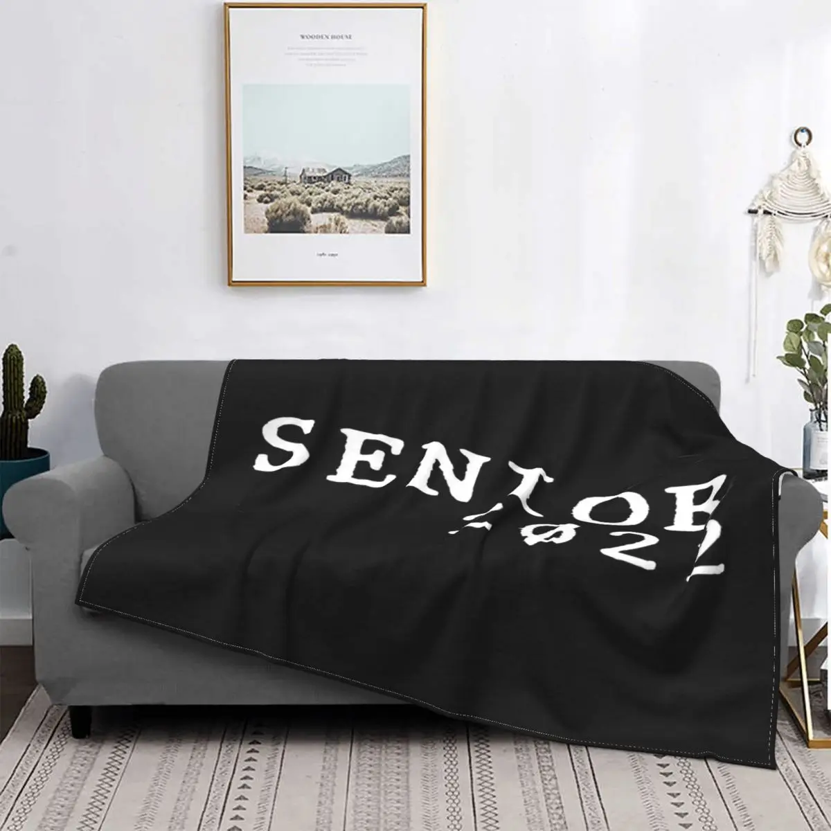 

Manta a cuadros para cama, coberde playa, 2022, 1