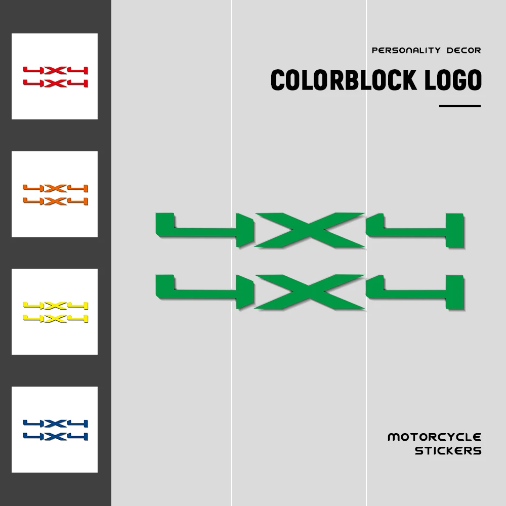 

Motorcycle sticker accessories Fuel tank Wheels helmet Reflective MOTO body sign personality decoration sticker For 4x4