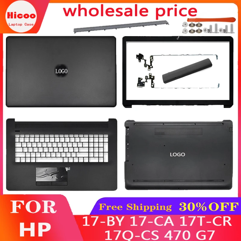 

NEW Case For HP 17-BY 17-CA 17T-CR 17Q-CS 470 G7 LCD Back Cover/Bezel/Palmrest/Bottom Case L22504-001 Black Laptop Top