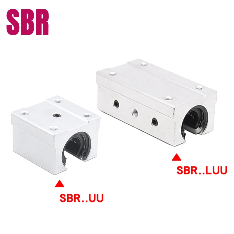 

1pcs SBR Open Box Slider Box Type Linear Bearing SBR12/13/16/20/25/30/35/40/50UU Extended SBR Open Box Slider Linear Bearings