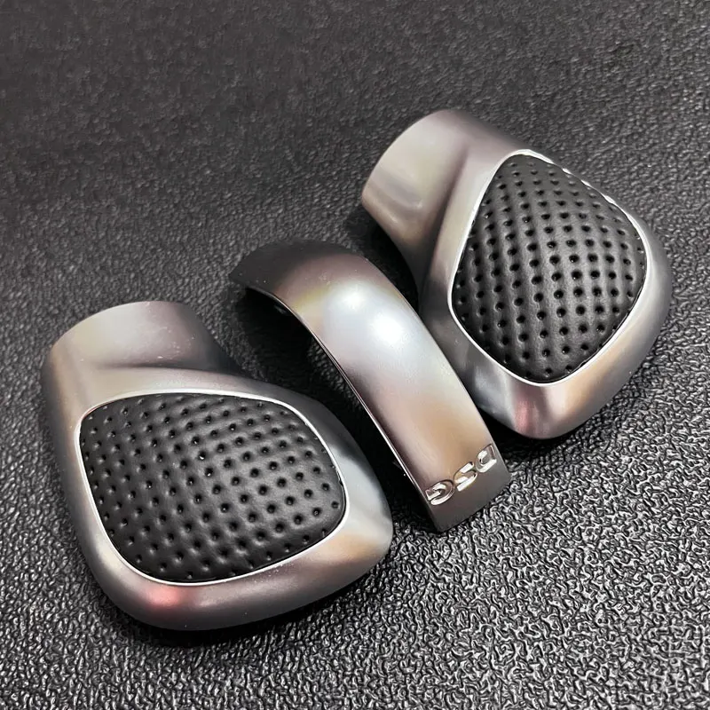 

Хромированная матовая с кожаной ручкой переключения передач, боковая крышка DSG, эмблема для VW Golf 6 7 R GTI Passat B7 B8 CC R20 Jetta MK6 GLI