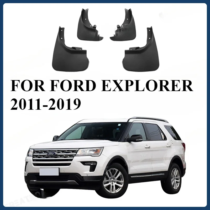 

OE-стилированные формованные автомобильные брызговики для Ford Explorer 2011-2019 2018 2017 2016 2015, брызговики, брызговики, автомобильный Стайлинг