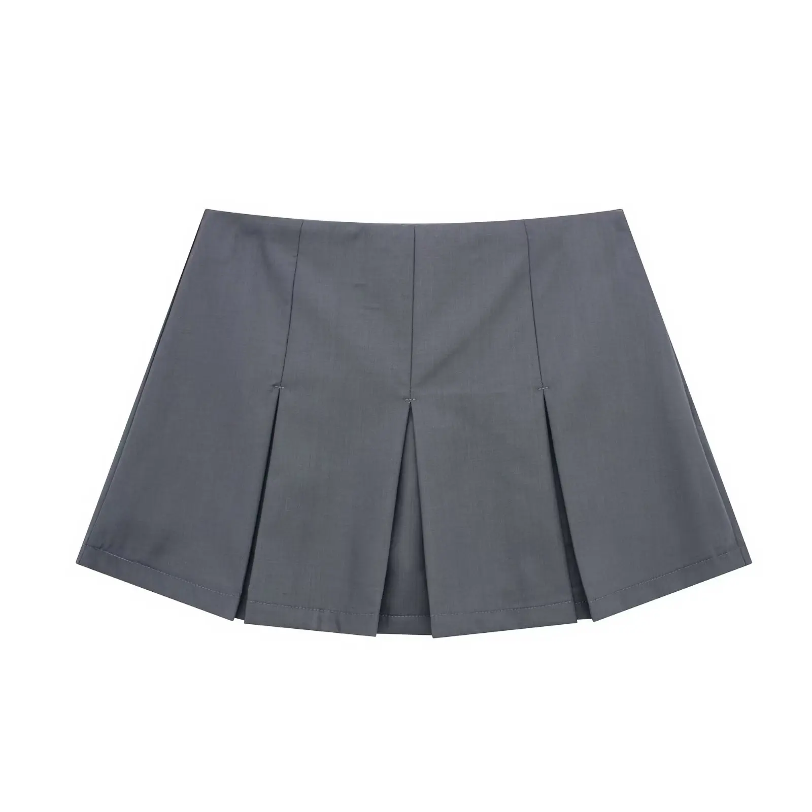 High Waist Miniskirt for Women Clothing Sexy Girl Wide Pleated Culottes Y2k Slim A-line Skirt Multicolour Fold Skirts Streetwear