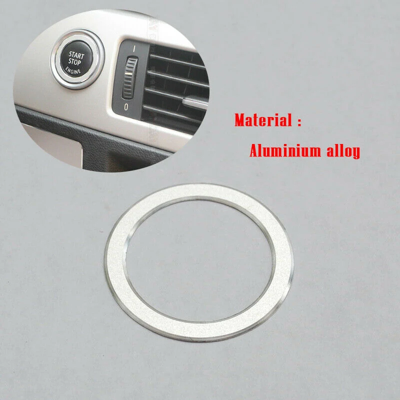 

Capture Attention with Eye Catching Silver Aluminum Alloy Trim for BMW E90 Engine Start/Stop Button Ring Switch