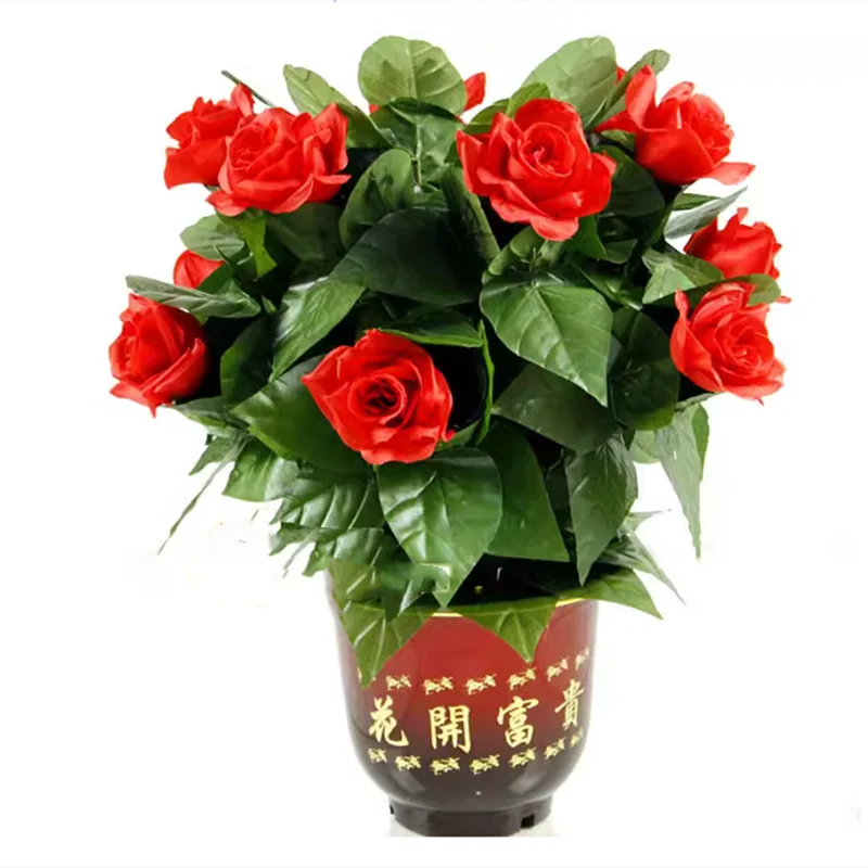 Цветущая Роза Буш-пульт дистанционного управления-10 цветов волшебные фокусы