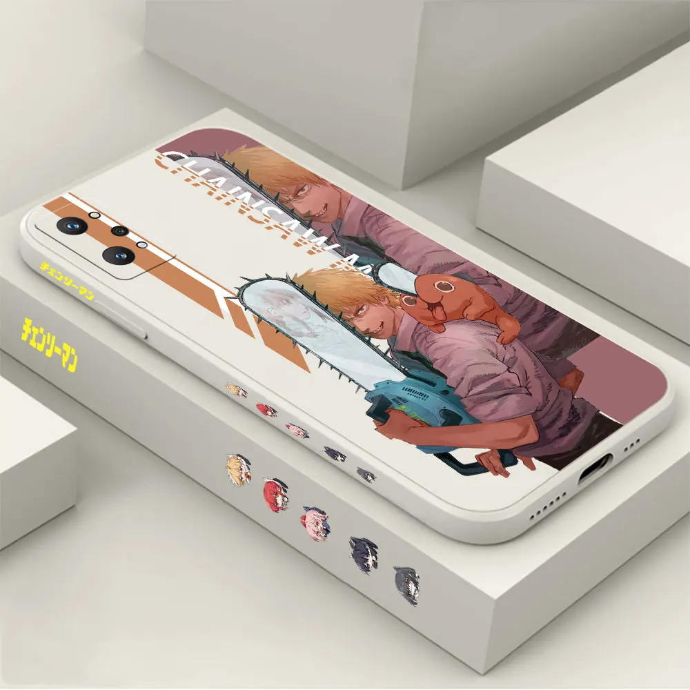 

Cartoon Anime Chainsaw Man Phone Case For Realme 11 10 9 8 8I 7 7I 6 5 3 9I C17 6S 5S 5I 10A GT NEO 5 3 2 2T SE Pro Plus Cover