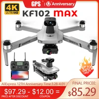 kf102 gps profesional drone 6k 8k hd camera 2 axis gimbal anti shake photography brushless foldable quadcopter rc distance 1200m