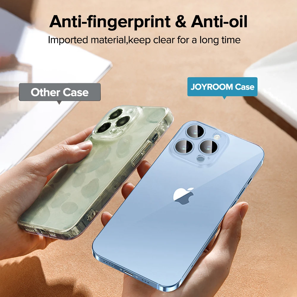 Joyroom Plating Case For iPhone 14 13 12 Pro Max Full Lens Cover Shockproof Soft TPU Cellphone Case Cover For iPhone 14 Pro Max