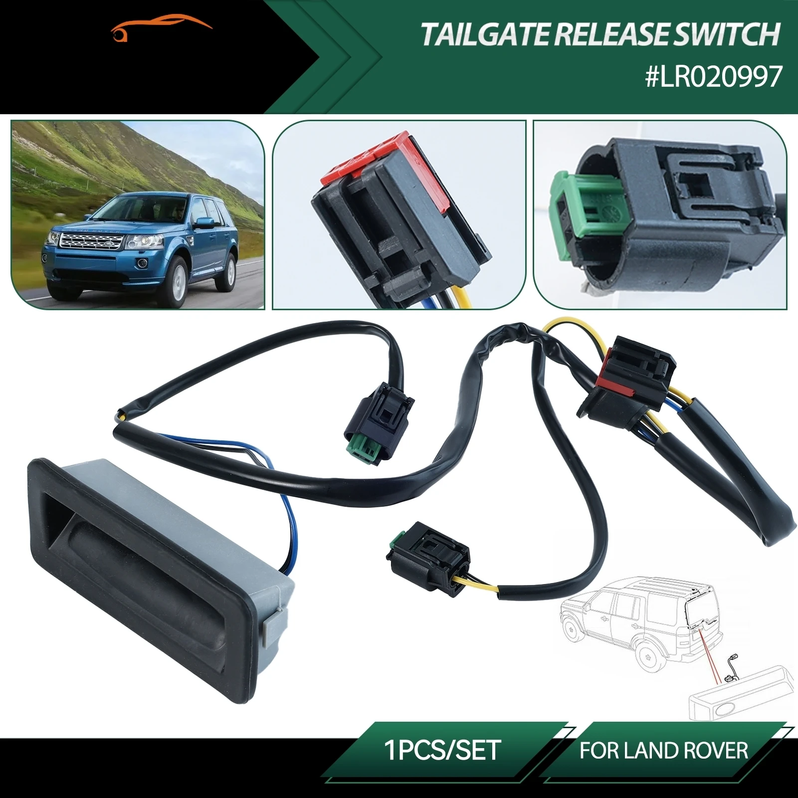 LR020997 LR042648 LR002219 LR079909 спуск задней двери багажника автомобиля ручка переключателя