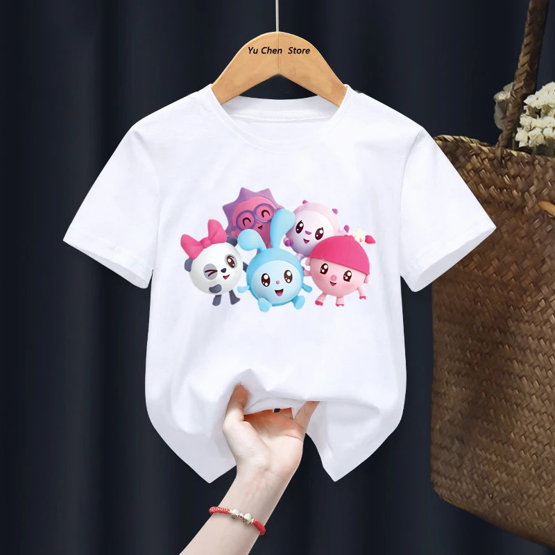 

Kawaii T-shirts Boys Girls Cartoon Anime Tshirt Clothes Summer Short Sleeve Kids T shirt summer For Children Gift