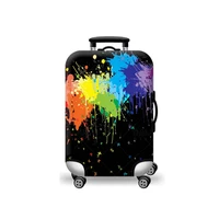 travel luggaage cover suitcasemulti colorful suitcase cover multi colorful women polyester luggage cover