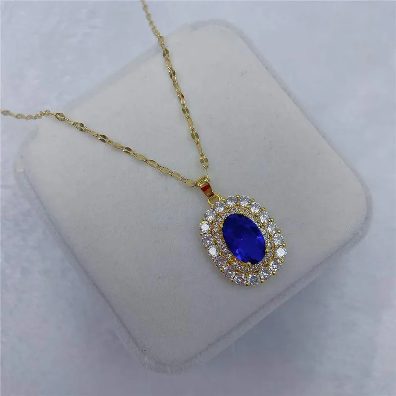 Женское колье с подвеской в виде сердца из нержавеющей стали 316L |