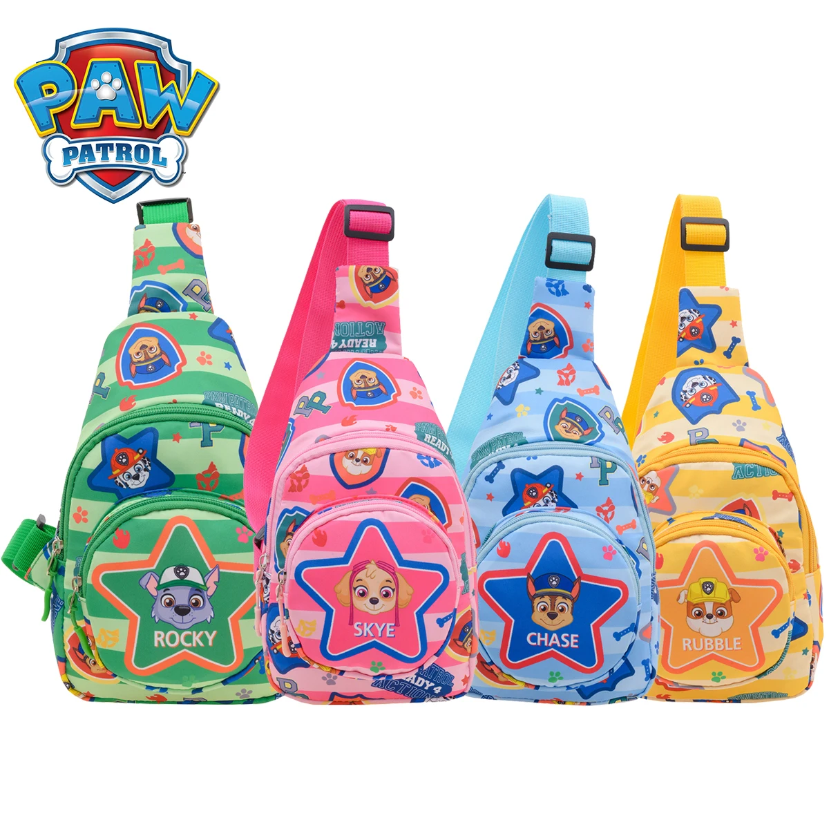 

2023 Paw Patrol Bag Rubble Kid Shoulder Bag Puppy Patrol Anime Rocky Skye Rescue Dog Boy Girl Cartoon Coin Purse for Children