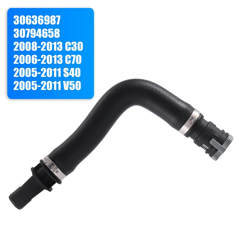 

Rubber HVAC Heater Hose Outlet Hose Car HVAC Heater Hose For 2004-2013 C30 C70 S40 V50 30636987