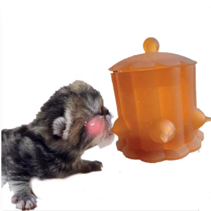 

Bubble Baby Dog And Cat Bowl Pet's Puppy Nipple Nursing Station Milk Feeder Generation Silicone