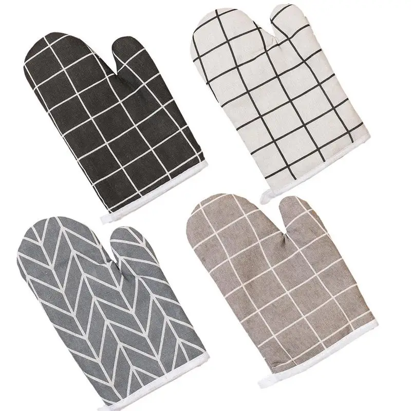 

1 пара, термостойкие хлопковые перчатки для микроволновой печи